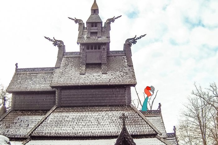 Chiesa di Fantoft - cosa vedere a Bergen in 4 giorni